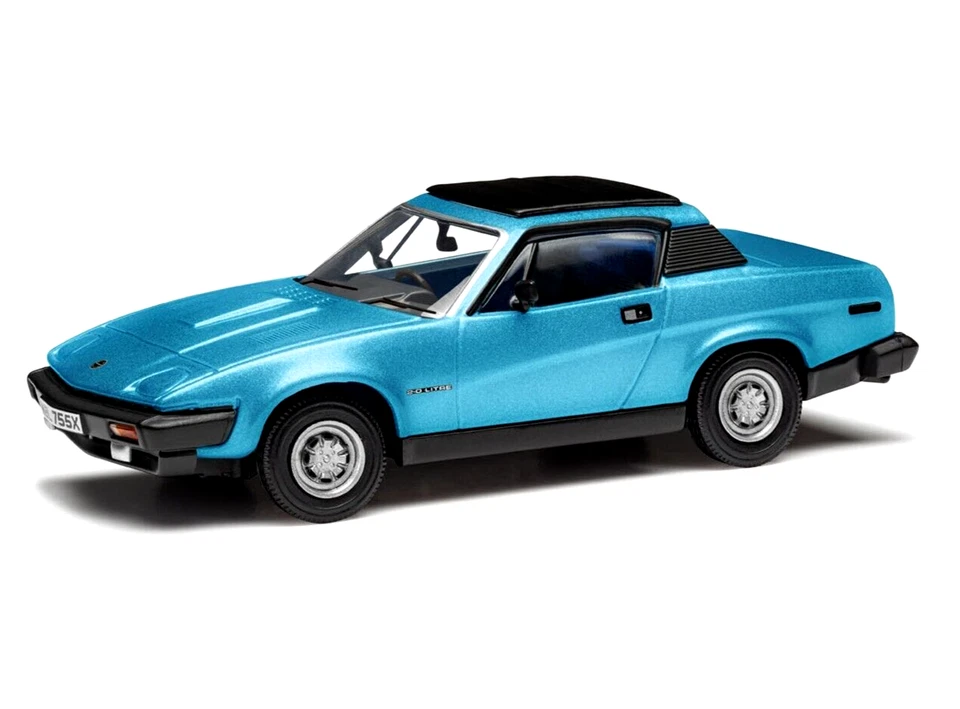 DIECAST CORGI VANGUARDS 1/43 1981 TRIUMPH TR7 I2.0 FHC PERSIAN AQUA BLUE VA10510 - Image 1 of 1