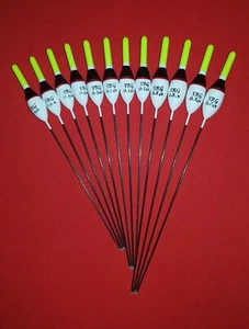 *BARGAIN* 12 x Assorted High Quality Pole Fishing Floats (Pack 326Y12) - Picture 1 of 1