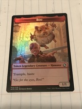 Boo // Treasure Token *FOIL* D&D AFR Magic MTG