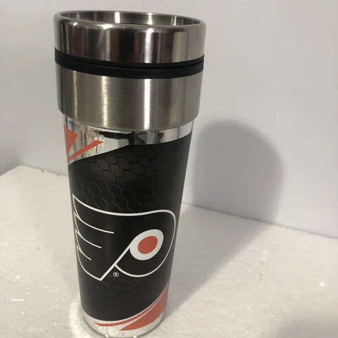 “NEW”  Philadelphia Flyers NHL 22oz Travel Tumbler Cover