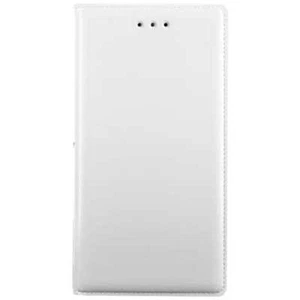 ETUI FOLIO A RABAT IPHONE 6 6S (4"7) BLANC ECO-CUIR (PU) - Photo 1 sur 1