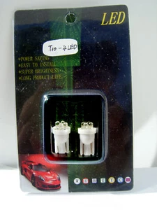 Kit 2 lampadine T10 ultra bianche a 4 led  - Picture 1 of 2