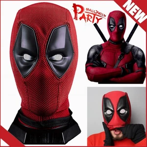 Cosplay Deadpool Maske Halloween Horror Party Superhero Requisiten Strickmaske - Bild 1 von 21