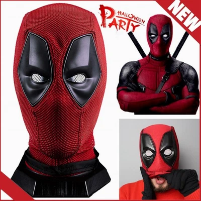Cosplay Deadpool Maske Halloween Horror Party Superhero Requisiten Strickmaske - Bild 1 von 4