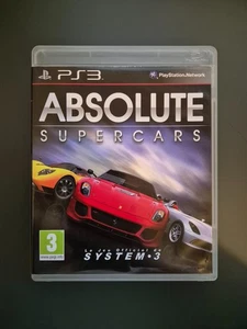 Absolute Supercars Playstation 3 PS3 PAL FR - Complet - Imagen 1 de 3