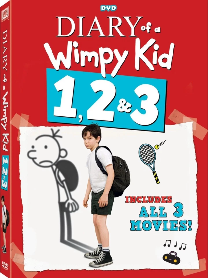 Diary of a Wimpy Kid 1, 2 & 3 (DVD) ALL 3 MOVIES | Factory Sealed - Image 1 of 1