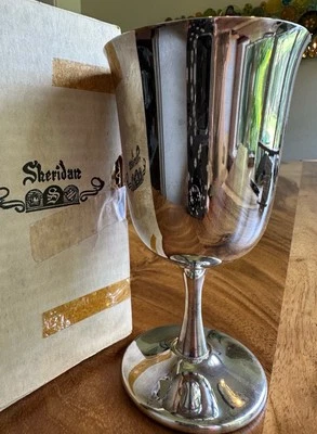Sheridan E.P.S. "Copa vintage de plata fina de 6,25"" #187 con caja original" Foto 1 de 3