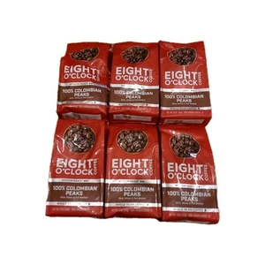 6 sacchetti interi caffè otto ore 100% cime colombiane in grani 11 oz 12/03/25 - Foto 1 di 2