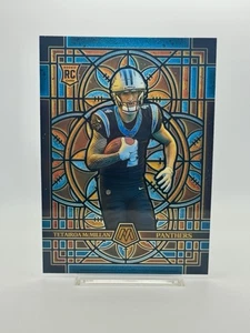 2025 Panini Mosaic Tetairoa McMillan RC Rookie STAINED GLASS OVERSIZE JUMBO #3 - Picture 1 of 2