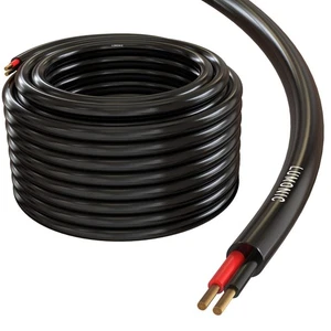 10m Speaker cables Round 2x 1,5mm² Professional PA HiFi speaker cable Audio roun - Picture 1 of 5