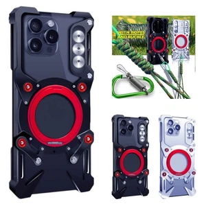 Frame Hülle Für iPhone 16 15 14 13 Pro Max Aluminium Metal Case Handyhülle Ring - Bild 1 von 17