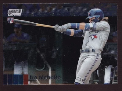 2020 Topps Stadium Club Chrome Rookie RC #112 Bo Bichette Blue Jays Foto 1 de 2