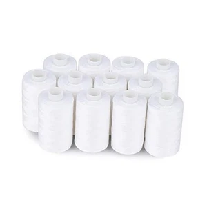 All Purposes Cotton Quilting Thread 50s/3 Thread for Piecing Sewing 12 White - Picture 1 of 7