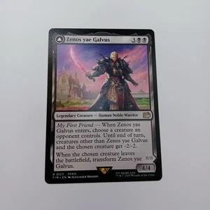 Zenos yae Galvus Magic The Gathering Raro Magic: The Gathering Final Fantasy 14 FFXIV Negro - Imagen 1 de 2
