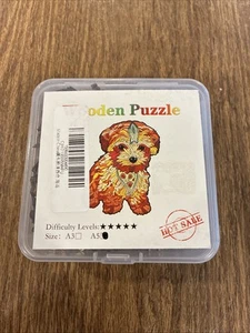 Wooden Puppy Dog Puzzle For Adults - Picture 1 of 2