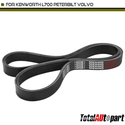 Cinturón serpentino de alta resistencia 38,14 pulgadas para Kenworth L700 Peterbilt Volvo Lamborghini Foto 1 de 4