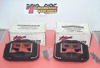 2 NEW Wilwood SL-III Left & Right Aluminum 4 Piston Brake Calipers 120-2886 W34 - Image 1 of 4