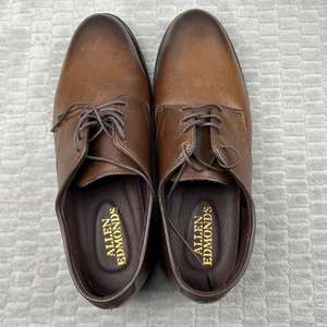 Allen Edmonds 2913 "Chicago Travel" braun Leder einfache Zehenpartie Derby 9.5D - Bild 1 von 13