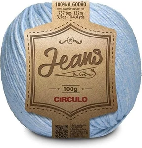 Circulo ::Jeans #8740:: 100% Cotton yarn Light Blue - Picture 1 of 8