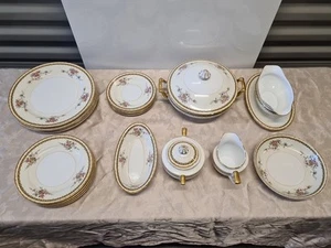 Noritake M Japan Fine China Plates Set Of 18 1930's 4 Persone Vintage - Picture 1 of 24