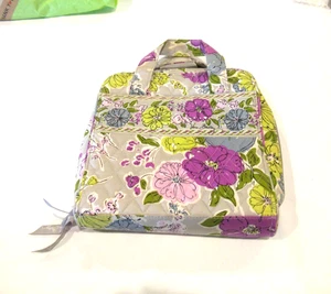 Vera Bradley toiletry bag, purple and pink flowers, lots of pockets - Picture 1 of 10