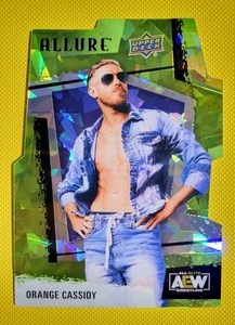 Upper Deck AEW Allure - "GREEN RAINBOW" parallel - SP - /99 - Orange Cassidy - Bild 1 von 2