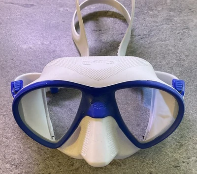 Mares X-Free Scuba and Freedive Mask - Blue/White - For Diving and Snorkeling - Image 1 of 4