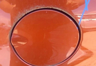 2015 Fiat 500 Fuel Filler Door Round Gas Cap in PLB Copper | OEM 2-Door - Image 1 of 4