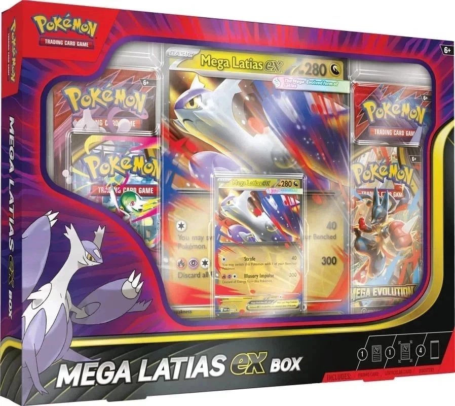 Pokémon TCG: Mega Evolution : Mega Latias ex Collection Box New Sealed - Image 1 of 1
