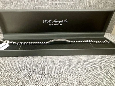 Мужской браслет с бриллиантами Esquire от R. H. Macy & Co - Изображение 1 из 4