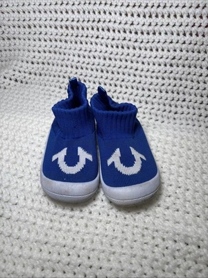 True Religion Bebé Infante Talla 5 Zapatos para Caminar Unisex Algodón Foto 1 de 4