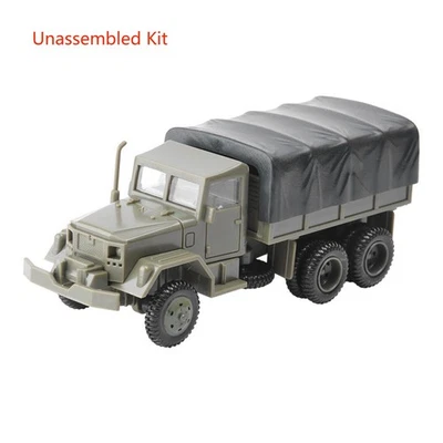 Plastic 4D M35 Military Truck model 1:72 Simulation Chariot Military Model - Image 1 of 4