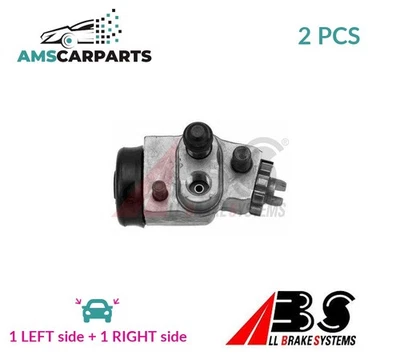 DRUM WHEEL BRAKE CYLINDER PAIR FRONT 72527 ABS 2PCS NEW OE REPLACEMENT - Image 1 of 4