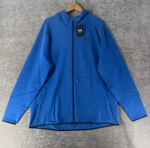 Under Armour UA Unstoppable Fleece Full-Zip Jacket Men’s 3XLT Blue 1379806-432 - Picture 1 of 9