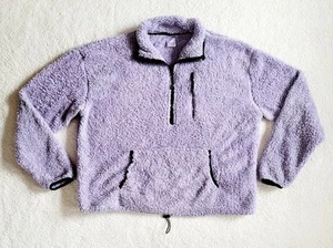 No Boundaries Soft Sherpa Pullover Light Purple 1/2 Zip Women’s XXL 2XL Sweater - Picture 1 of 5