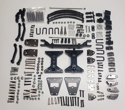 Tamiya 56344 Grand Hauler Complete Suspension Leaf Springs Shocks 1/14 Semi - Image 1 of 2