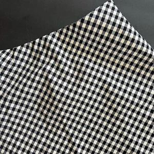 Karen Kane Check Bias Cut Skirt Size Medium Black And White A-Line New $112 - Picture 1 of 19