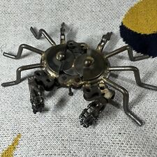 Handmade Crab Decor Figurine Sculpture Steampunk Brass Rusty Metals Nuts Bolts