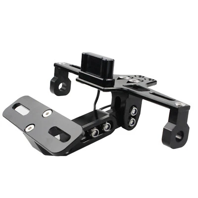 Adjustable License Plate Holder Bracket LED Taillight for Universal Motorcycle - Image 1 of 4
