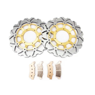 For Honda Front Brake Rotors Pads VTX1800R 02-07 VTX1800C 02-09 VTX 1800 F N S T - Image 1 of 4