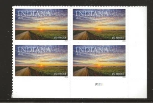 US Scott #5091, Plate Block #P1111 2016 Indiana VF MNH Lower Right - Picture 1 of 1