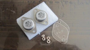 2pcs 2N3055 / TRANSISTOR / CROSSES TO ECG130,NTE130 / TO3 - Picture 1 of 1