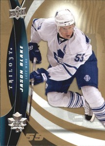 2009-10 Upper Deck Trilogy Maple Leafs Hockey Card #55 Jason Blake