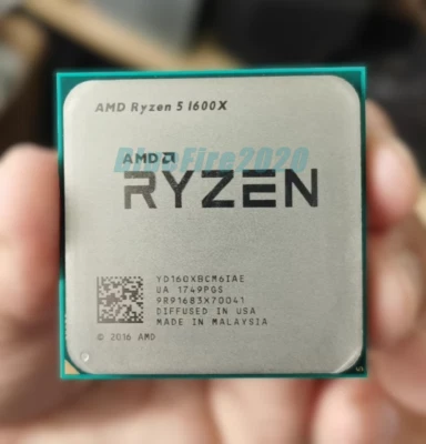 AMD Ryzen5 1600X R5-1600X 3.6GHz 6Core12Thr 95W Socket AM4 CPU Processors Tested - Image 1 of 4