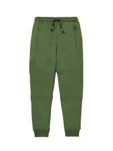 Mini Boden Boy's Full Length Warrior Knee Sweatpants in Khakhi Green (Imperfect) - Picture 1 of 1