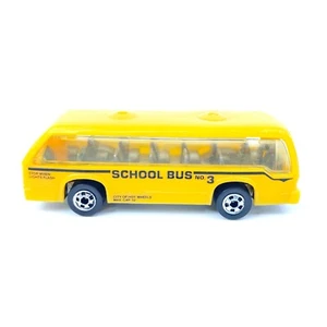 Autobús escolar Hot Wheels Team 1981 vintage n.º 3 amarillos #3256 - Malasia - Imagen 1 de 14
