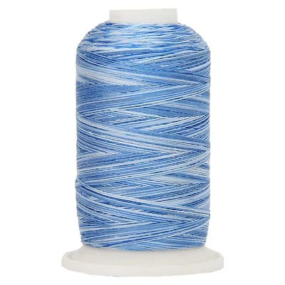 VARIEGATED MULTICOLOR 100% COTTON THREAD 600M BY THE SPOOL - SEWING QUILTING - Image 1 of 4