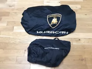 Lamborghini Huracan Black Indoor car cover + Storage bag Genuine OEM ACCESSORY - Picture 1 of 4