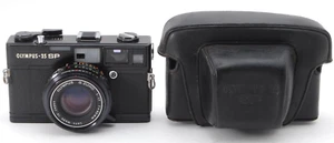 【QUASI COME NUOVA con custodia】 Olympus 35 SP fotocamera pellicola 35 mm telemetro nero dal GIAPPONE - Foto 1 di 13
