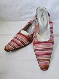 Jane Klain Design Slings-Pumps Gr.39 Damenschuhe Gestreift - Bild 1 von 17